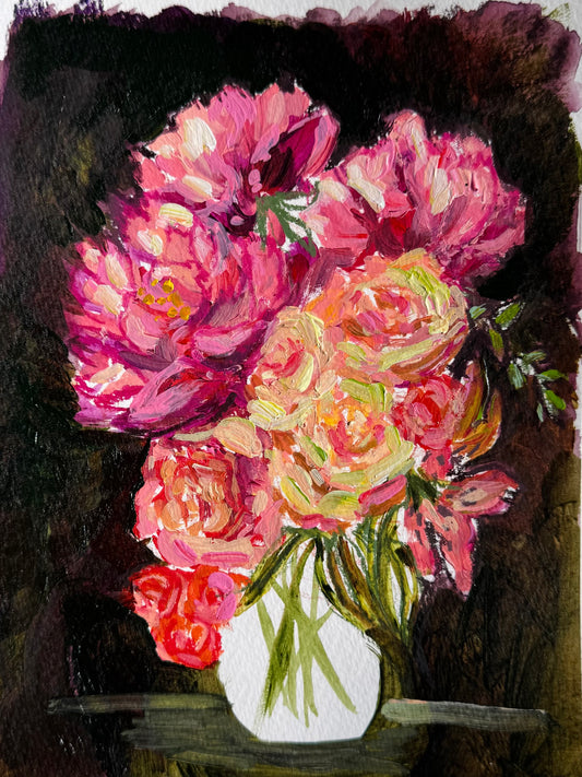 October Flowets part 2: Farm Girl Flowers No.1
