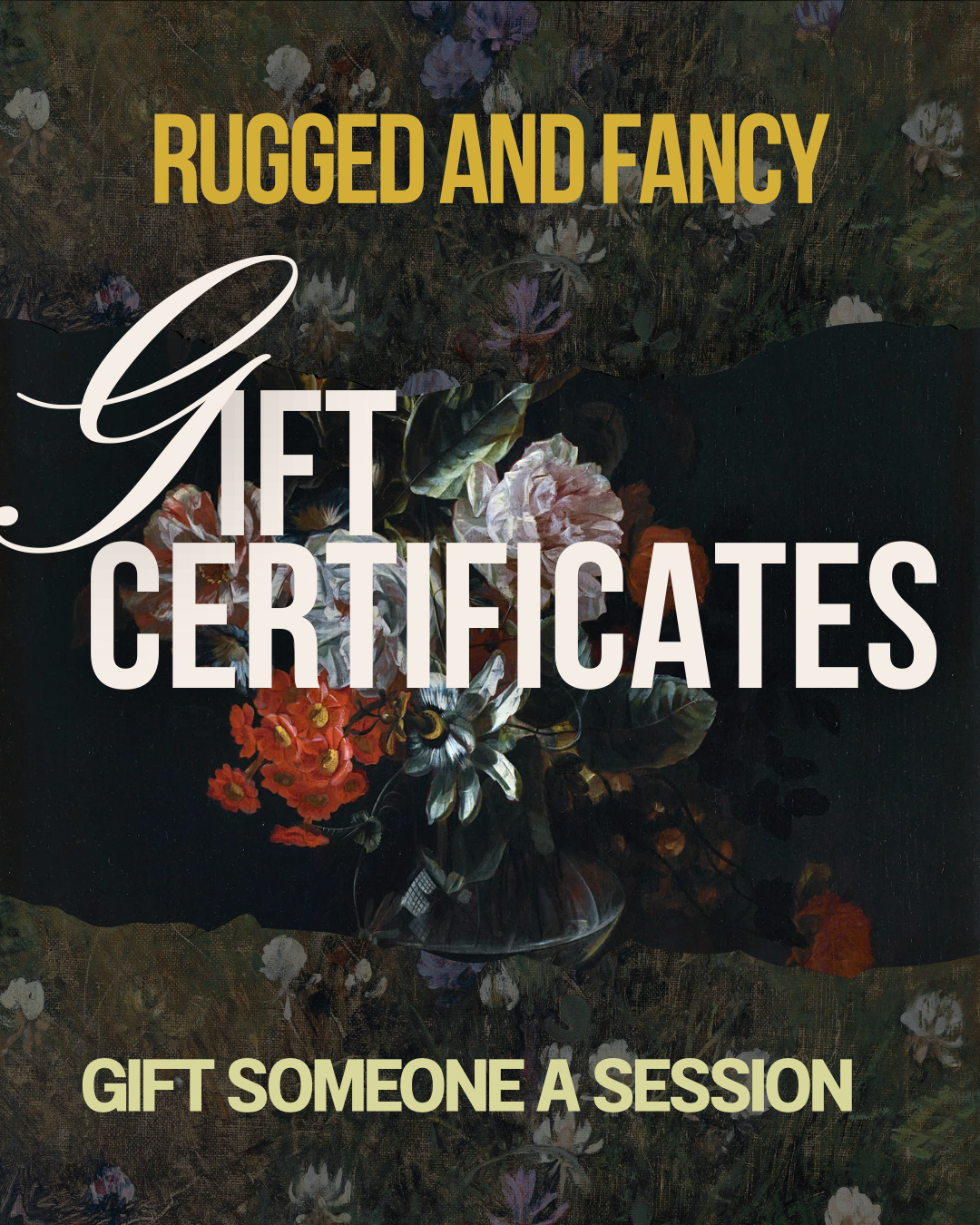Rugged and Fancy Gift Certificate: Private Creativity Session