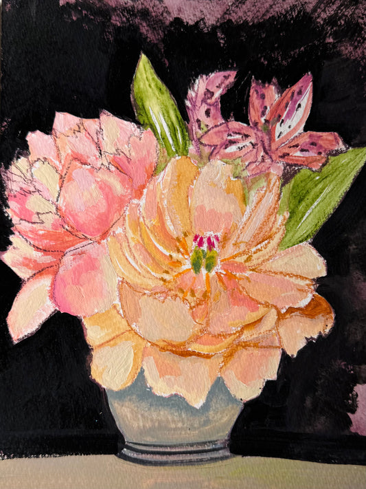 October Flowets part 2: Farm Girl Flowers No.5
