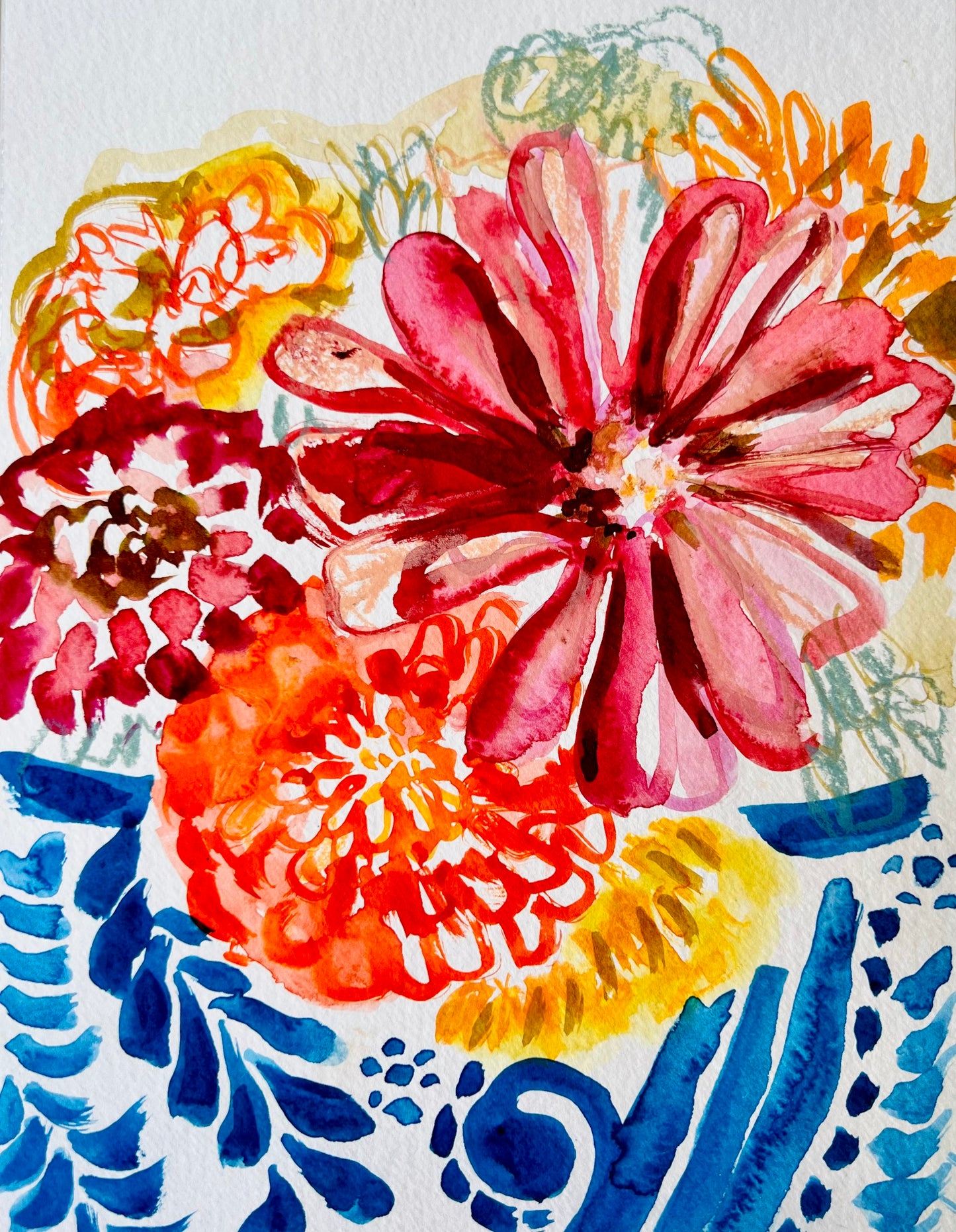 From the Vault: Caroline Gidiere’s zinnias