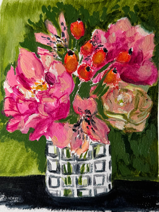 October Flowets part 2: Farm Girl Flowers No.3