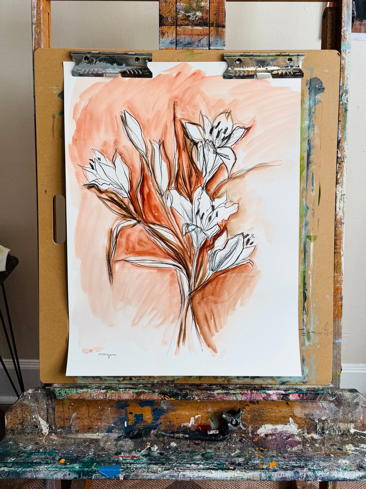 Lily Studies 18x24”