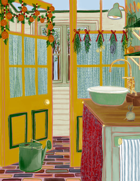 The Potting Shed- Print Only