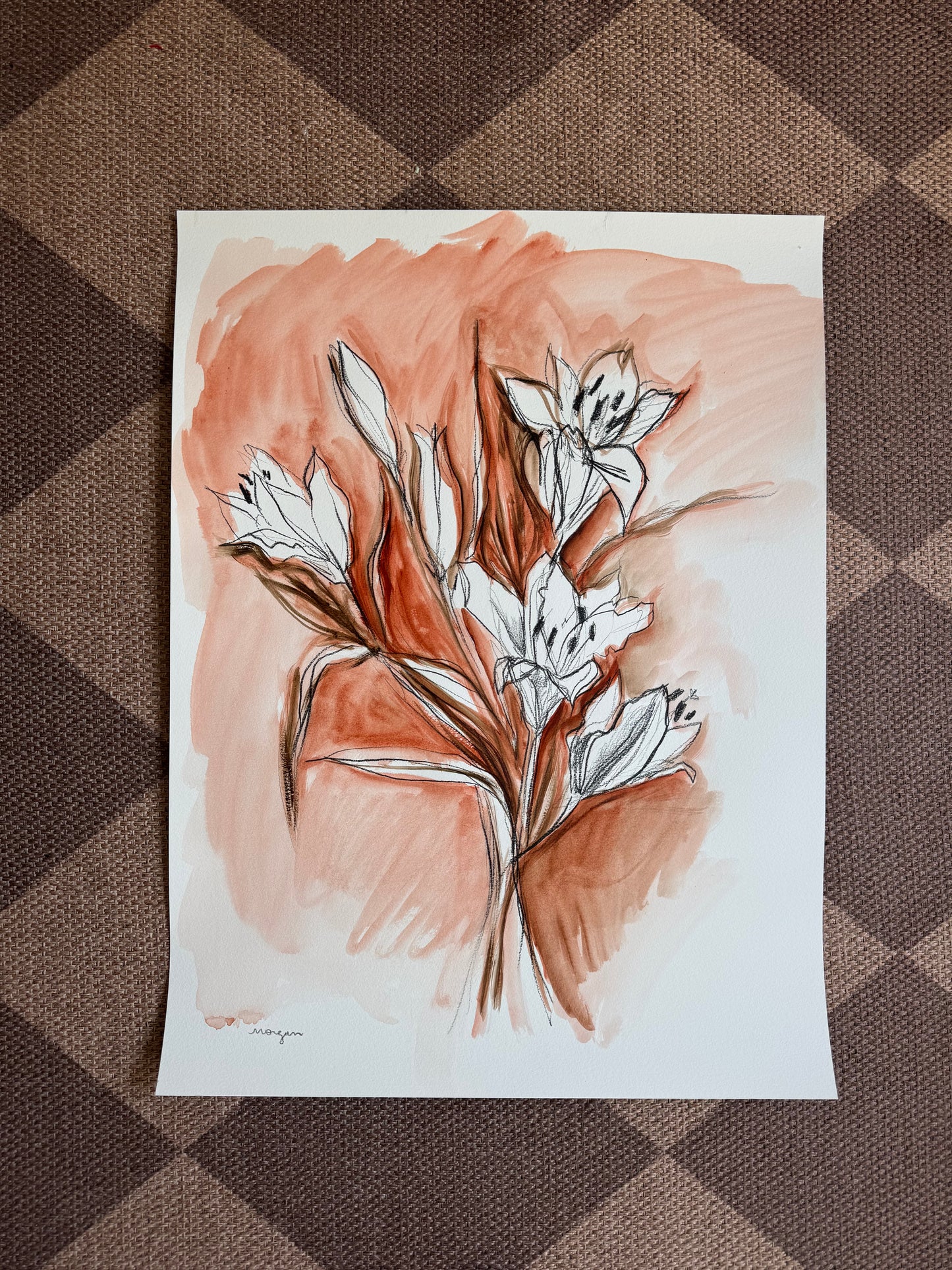 Lily Studies 18x24”