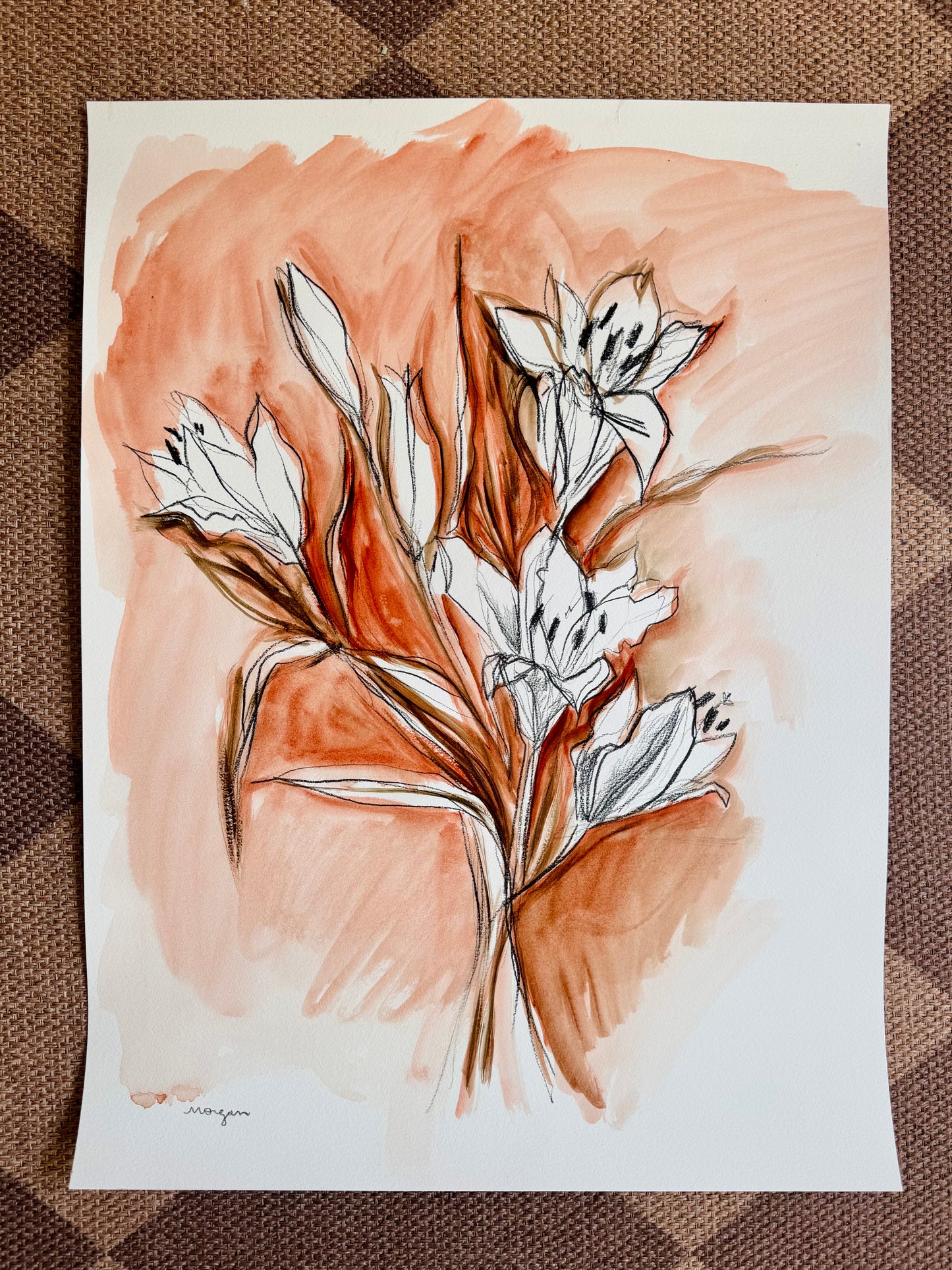 Lily Studies 18x24”