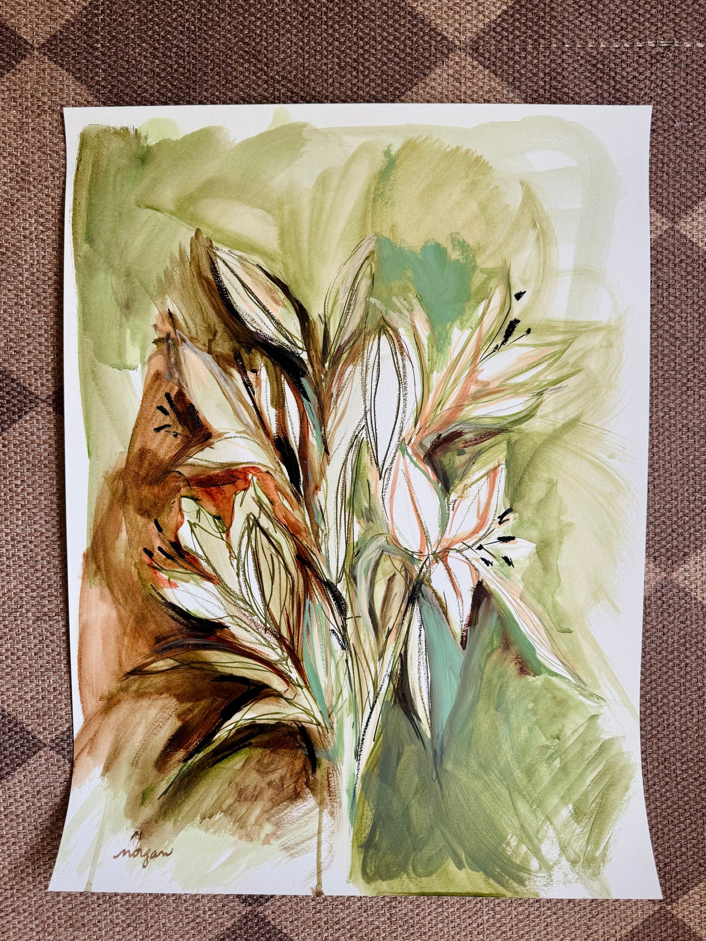 Lily Studies 18x24”