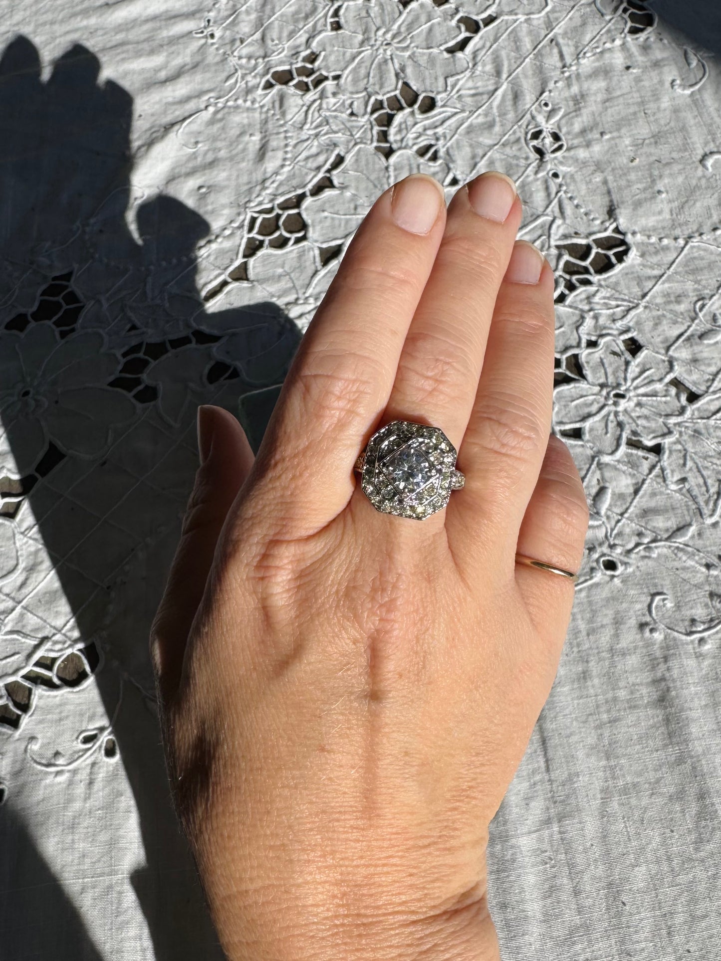 1990s Edwardian style ring