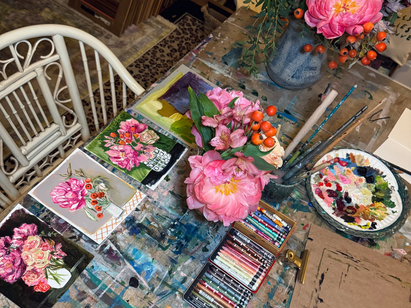 “Paint With Me” an intimate evening at Atelier Rugged and Fancy 2/27/26