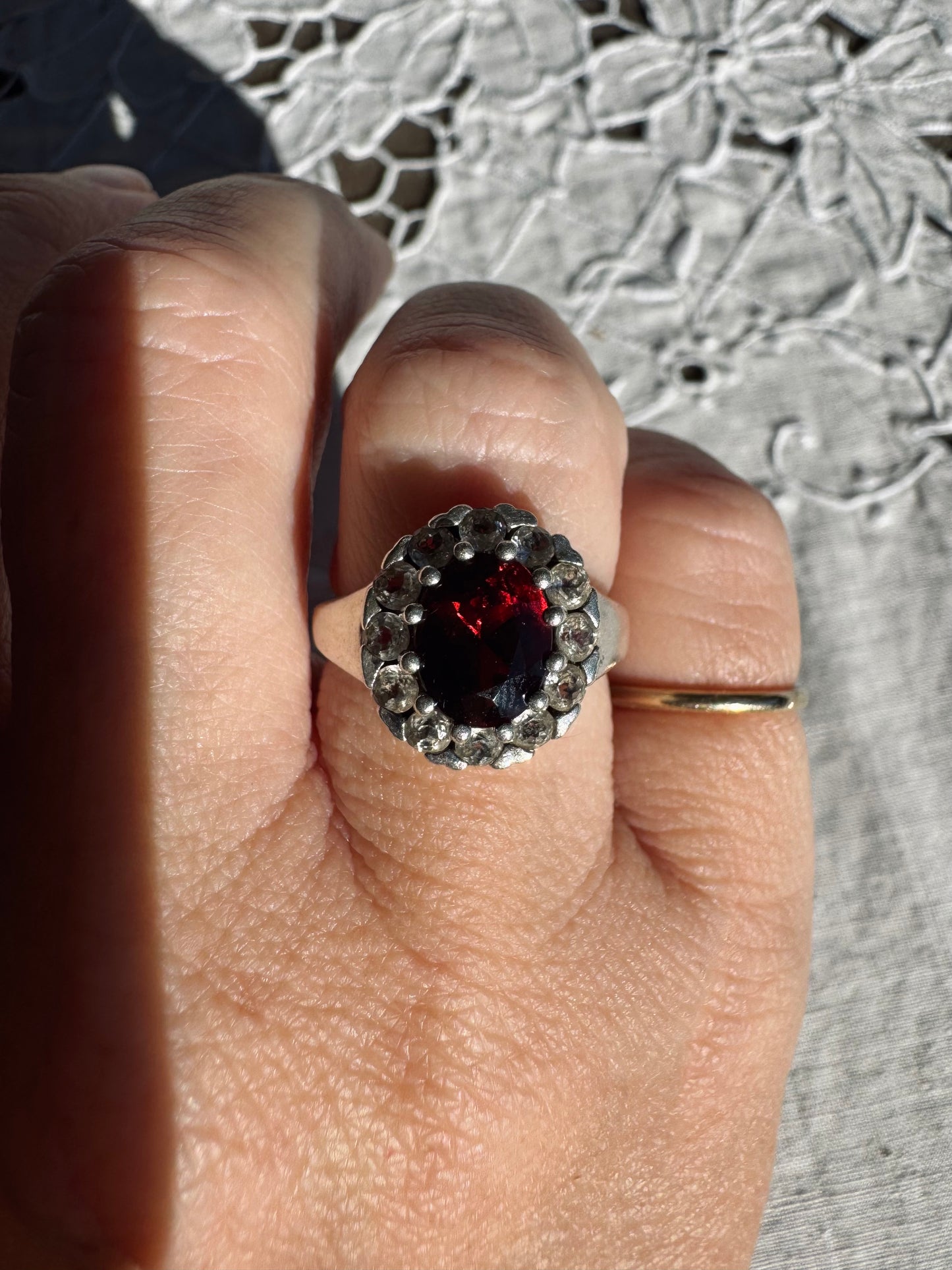 La Bohème garnet ring