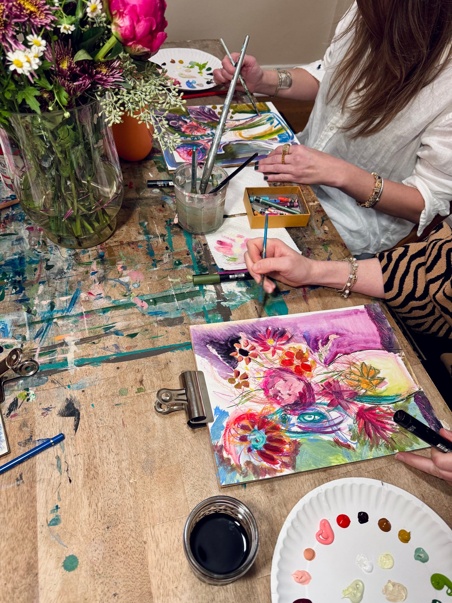 “Paint With Me” an intimate evening at Atelier Rugged and Fancy 2/27/26